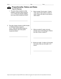 Unit 4 Test Review Regular