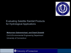 Mekonnen Gebremichael, and Dawit Zeweldi - CNR-ISAC