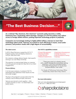 “The Best Business Decision…”
