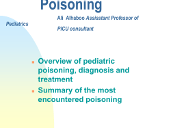 Poisoning
