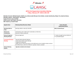 AVSC Minutes February 2016