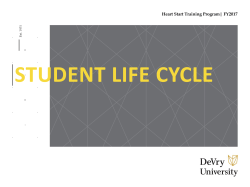 Student Life cycle