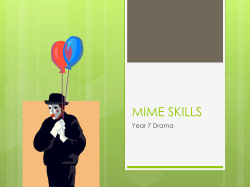 MIME SKILLS