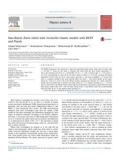 Non-Bunch&ndash;Davis initial state reconciles chaotic models with BICEP