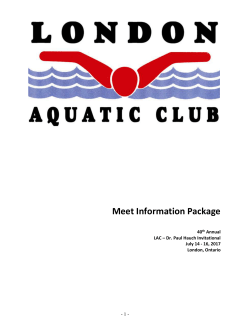 40 th Annual LAC &ndash; Dr. Paul Hauch Invitational