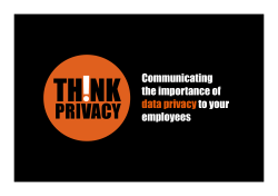Communicating the importance of data privacyto your employees
