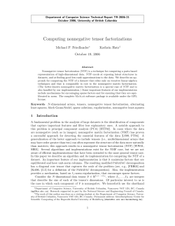 Computing nonnegative tensor factorizations