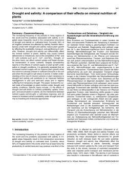 Drought and salinity: A comparison of their effects on