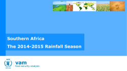 Southern Africa The 2014