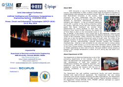 Joint International Conference on Artificial Intelligence and