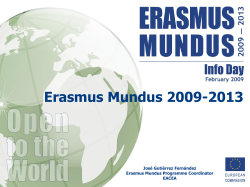 Erasmus Mundus 2009