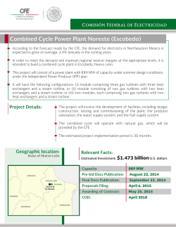 Combined Cycle Power Plant Noreste (Escobedo)