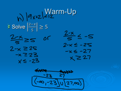 Domain and Range Algebraically