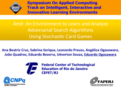 Am&ecirc;: An Environment to Learn and Analyze Adversarial Search