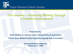 Classroom Assessment (Formative and Summative) Interim