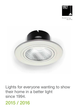 Lights for everyone wanting to show their home in a better