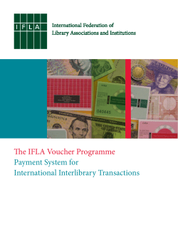The IFLA Voucher Programme Payment System for