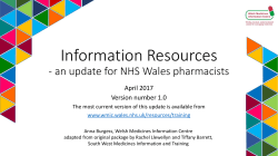 Clinical Pharmacists Update on Resources