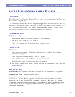 Solve a Problem Using Design Thinking