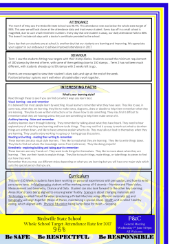 Newletter Term 2 - Birdsville State School