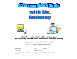 There will be exciting activities and fun educational games! Run a