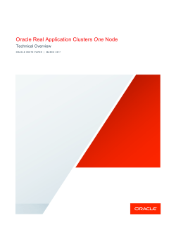 (RAC) One Node