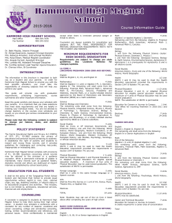 Hammond High Magnet School