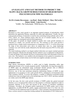 An elegant and fast method to predict the slow crack - Mill-Pro