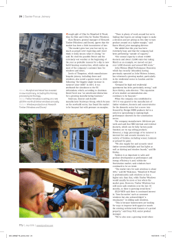 24 | Sector Focus: Joinery