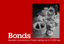 Specialist manufacturer of steel castings up to