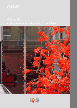 Coltlite CL High performance natural louvred