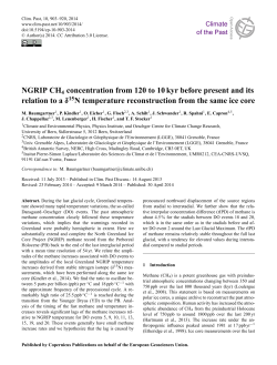 NGRIP CH4 concentration from 120 to 10 kyr before present and its