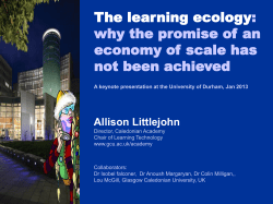 The Learning Ecology