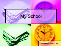 My School - zskomsered.edu.sk