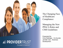 PowerPoint Copy - Provider Trust