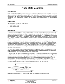 Finite State Machines
