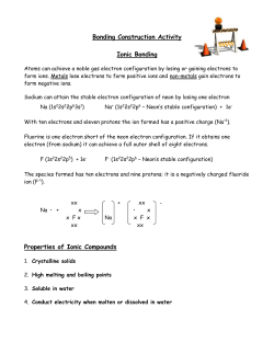 Ionic Bonding