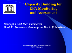 Universal Primary/Basic Education