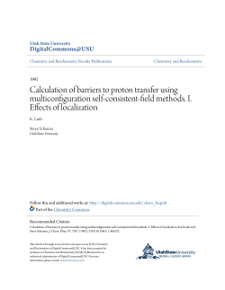 Calculation of barriers to proton transfer using multiconfiguration self