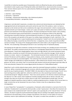 I would like to invoke four possible ways of interpretation which are