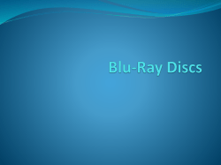 Blu-Ray Discs - Andrew.cmu.edu