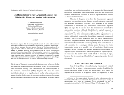 On Hendrickson`s New Argument against the Minimalist Theory of