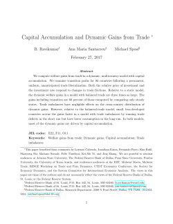 Capital Accumulation and Dynamic Gains from Trade