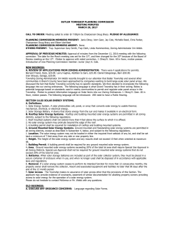 butler township planning commission