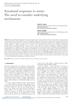 Emotional responses to music: The need to consider underlying