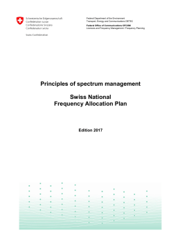 Principles of spectrum management