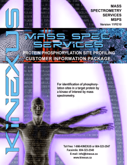customer information package protein phosphorylation site profiling