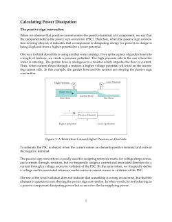 Calculating Power Dissipation