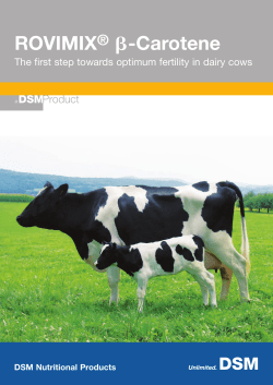 ROVIMIX Beta-Carotin_Europe