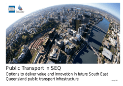 Public Transport in SEQ - Council of Mayors (SEQ)